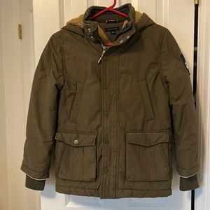 Tommy Hilfiger kids sherpa lined parka coat M (8-10 kids)